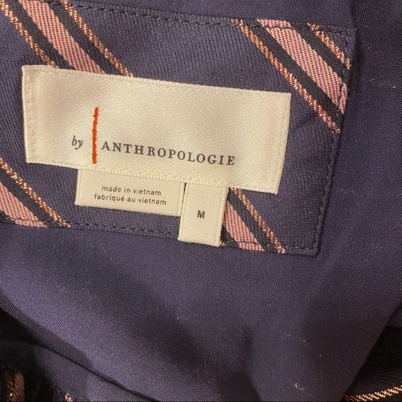 Anthropologie Cameron tie sleeve top sz M - Picture 8 of 8